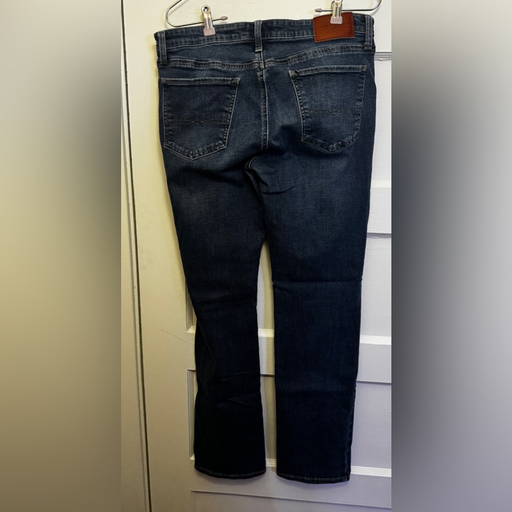 Lucky Brand Dark Blue Straight Leg Jeans - Picture 2 of 4